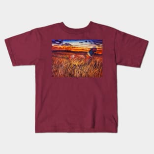 Pheasant at Sundown Kids T-Shirt